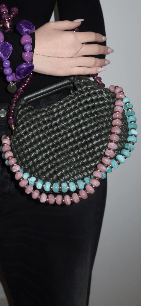 BEADED STRAP - PINK - NAHALL